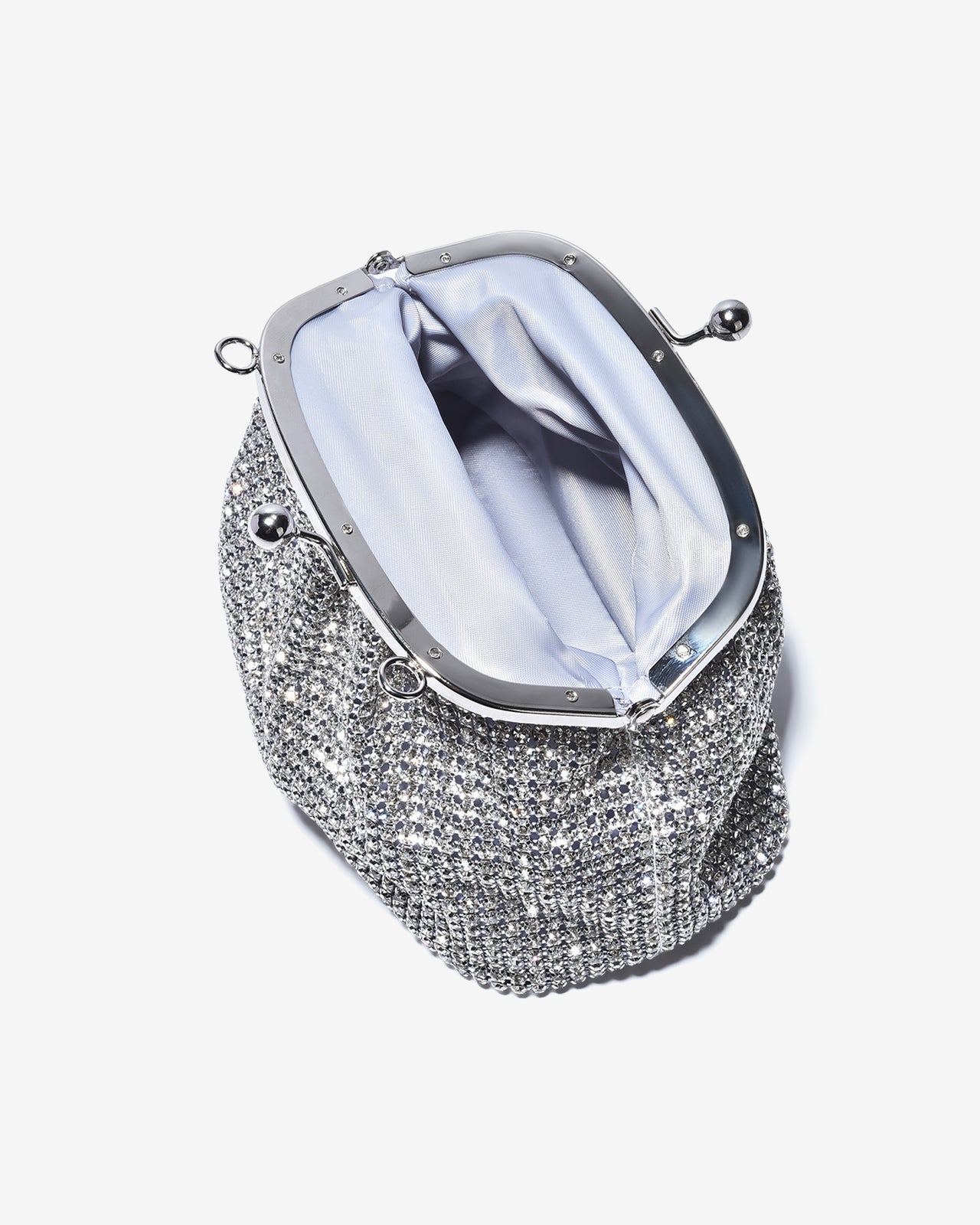 Túi Đeo Vai Đi Tiệc Cổ Điển Đính Đá Zucia The Luminara N08-JS08-Trắng Color1