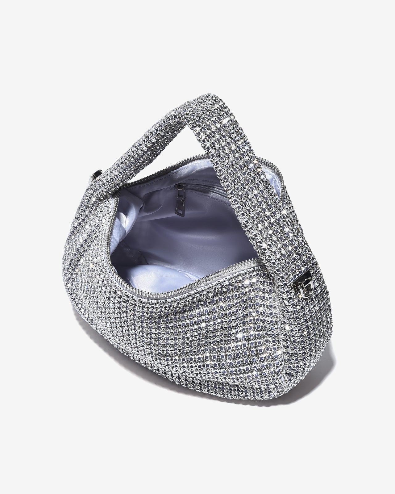 Túi Đi Tiệc Xách Tay Đính Đá Lấp Lánh Zucia The Luminara N09-JS09Trắng Color1