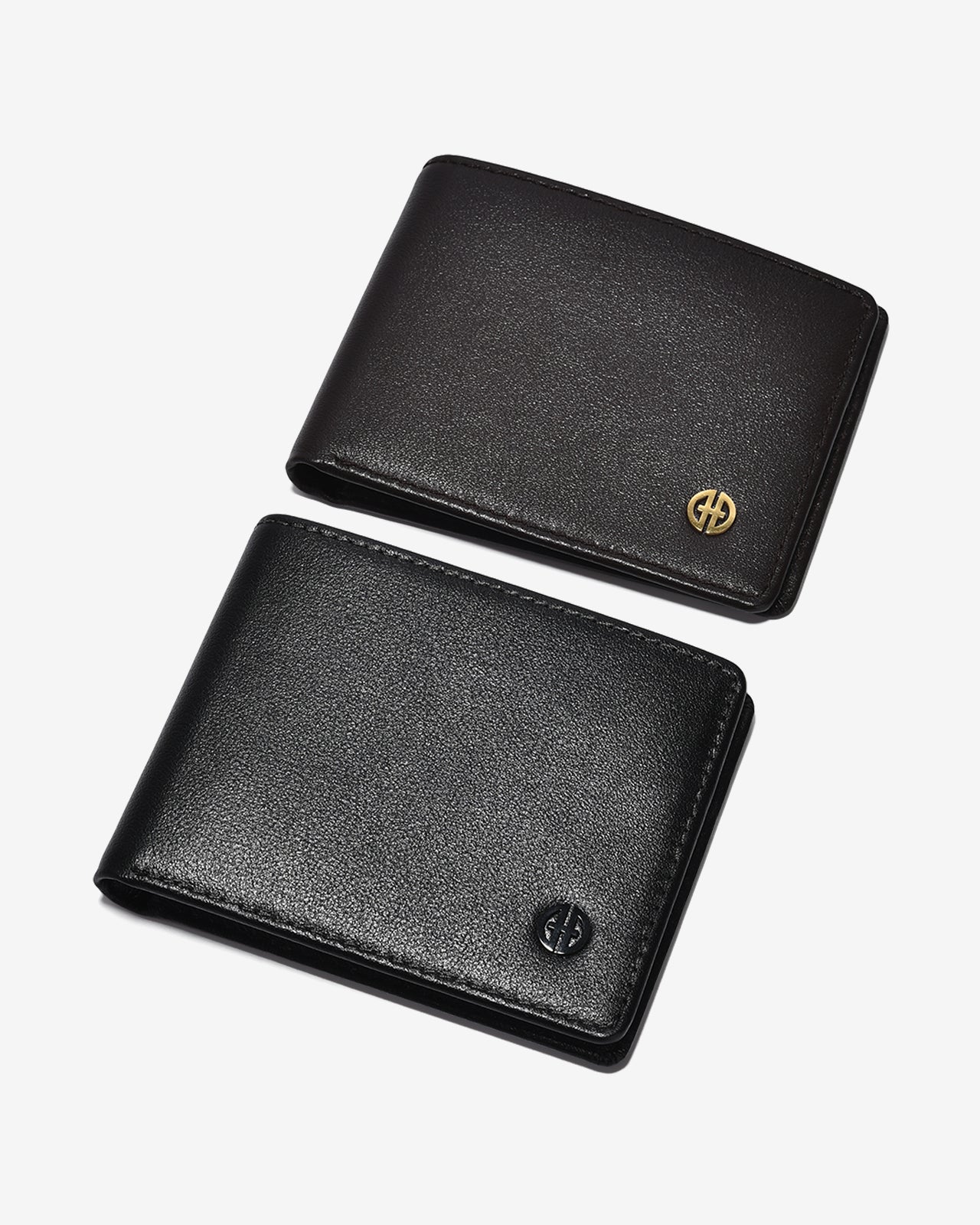 Ví Ngang Nam Đông Hải Logo Mạ Vàng-KT18-Đen Color1