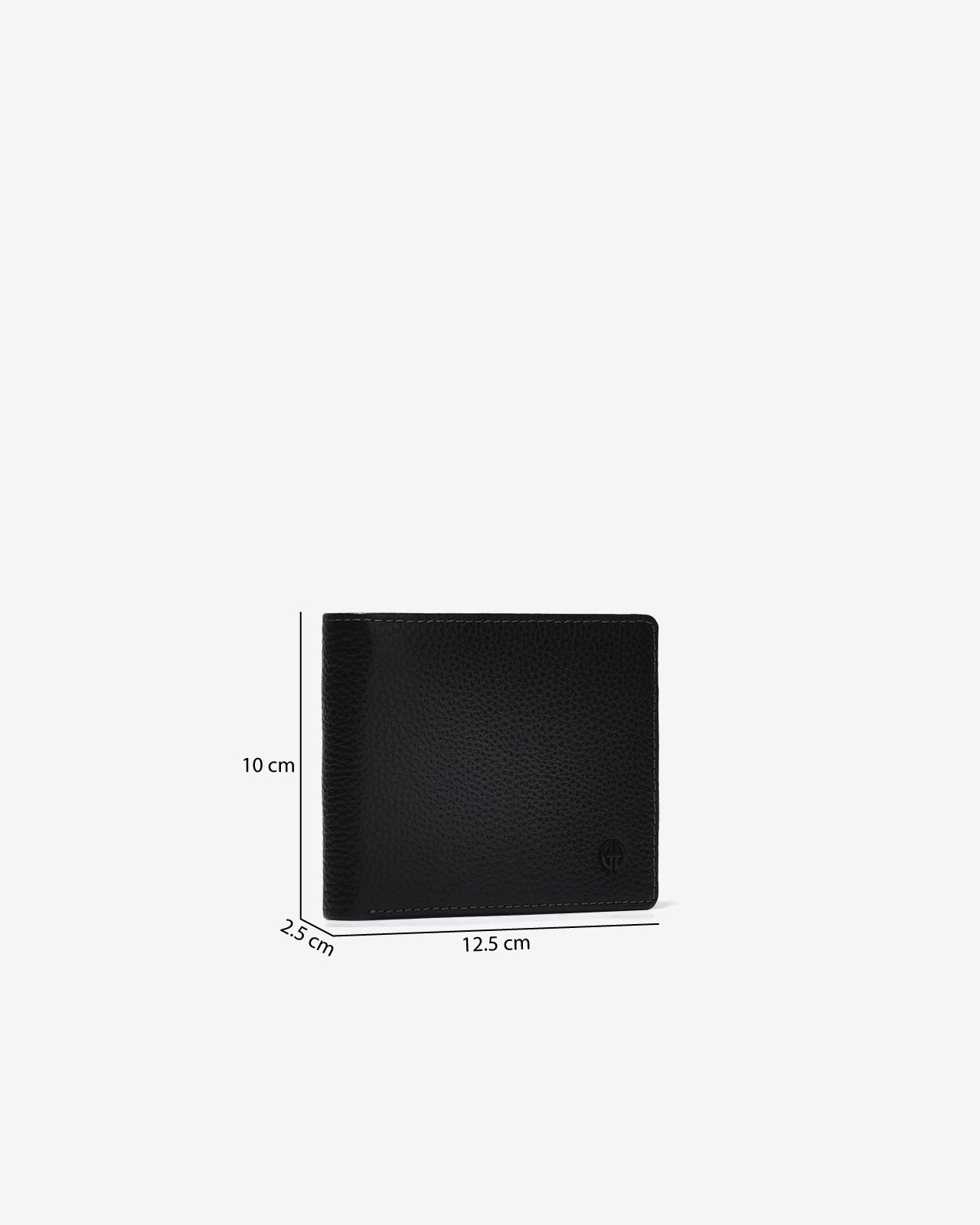 Ví Nam Đông Hải Da Vân Dập Logo-KT19-Đen Color1