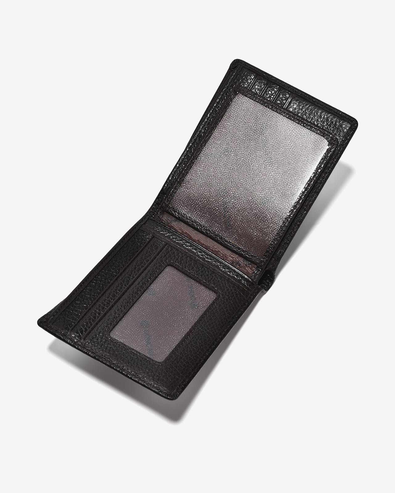 Ví Nam Đông Hải Da Vân Dập Logo-KT19-Nâu Color1