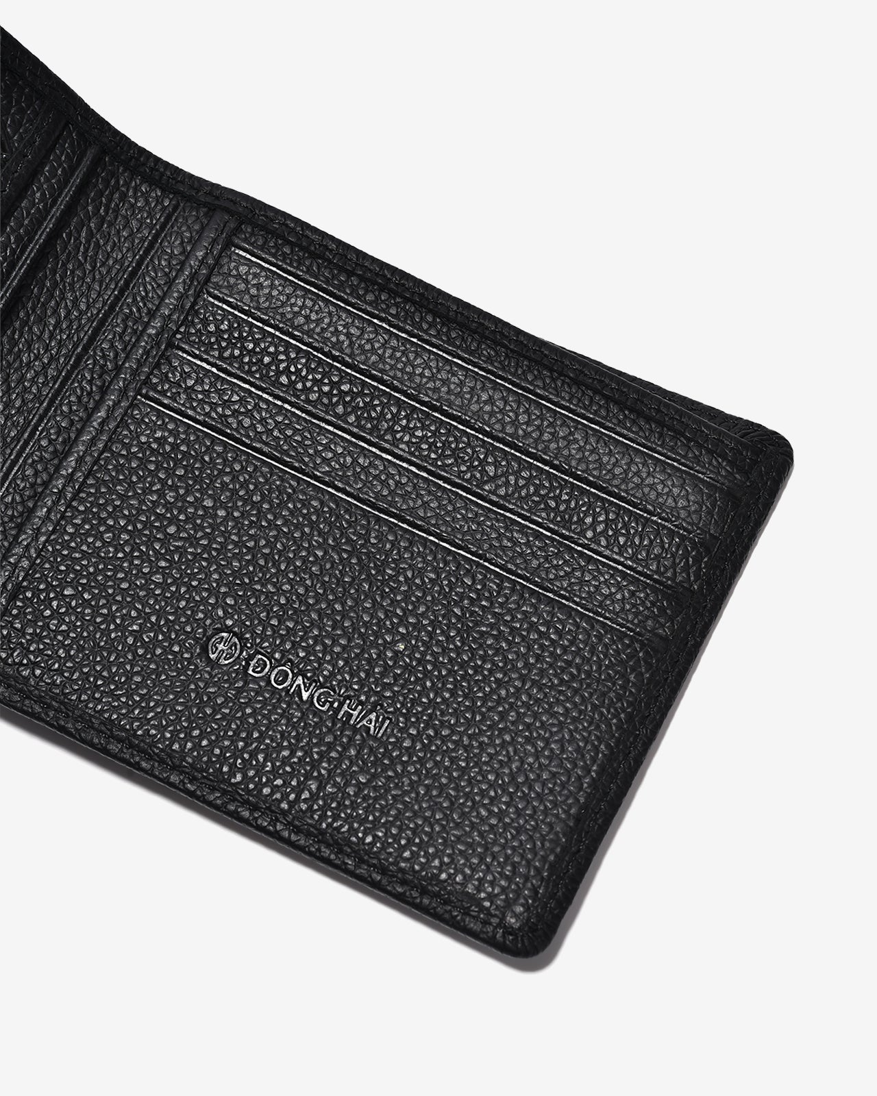 Ví Nam Đông Hải Dập Logo Chỉ Nổi-KT22-Đen Color1