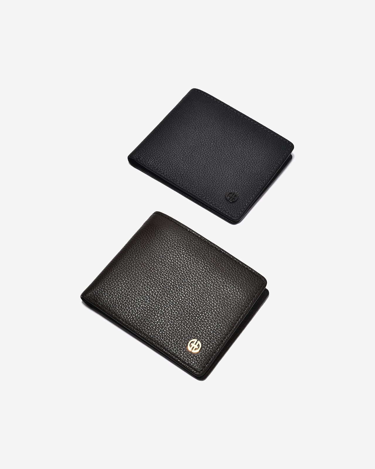 Ví Nam Đông Hải Dập Logo Chỉ Nổi-KT22-Nâu Color1