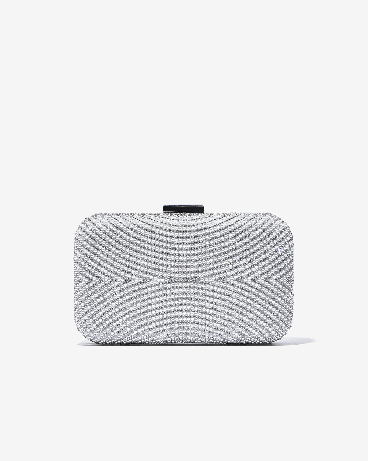 Ví Cầm Tay Nữ Dáng Hộp Phối Đá Zucia Dance With Me N10-JM10-Trắng Color1First