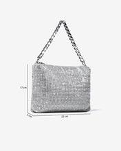 Túi Cầm Tay Đi Tiệc Đính Đá Dáng Chữ Nhật Zucia The Luminara N10-JS10-Trắng Color1