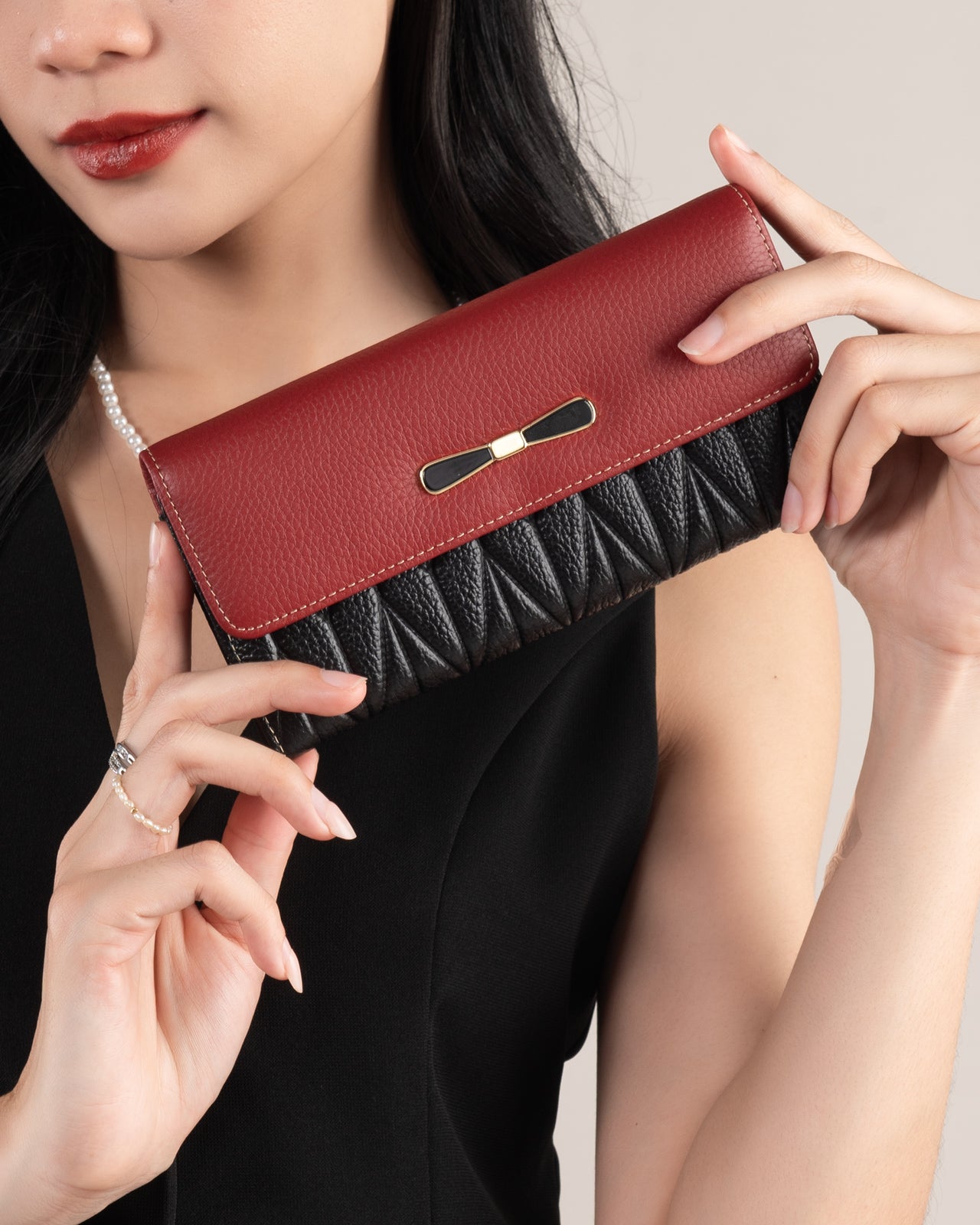 Ví Cầm Tay Nữ Zuciani Fold Of Love N03-DN03Đỏ Color1