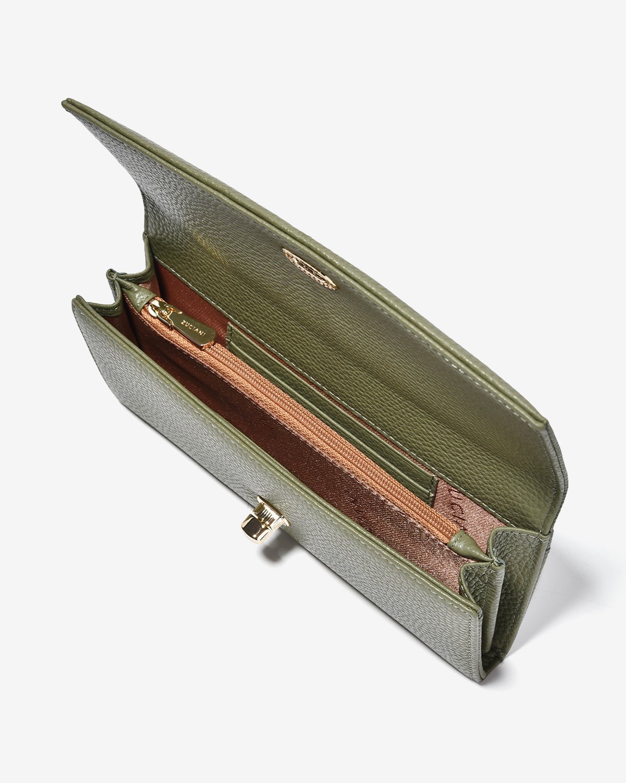 Ví Cầm Tay Nữ Zuciani The Artisan N16-JC44-Xanh Lá Color1