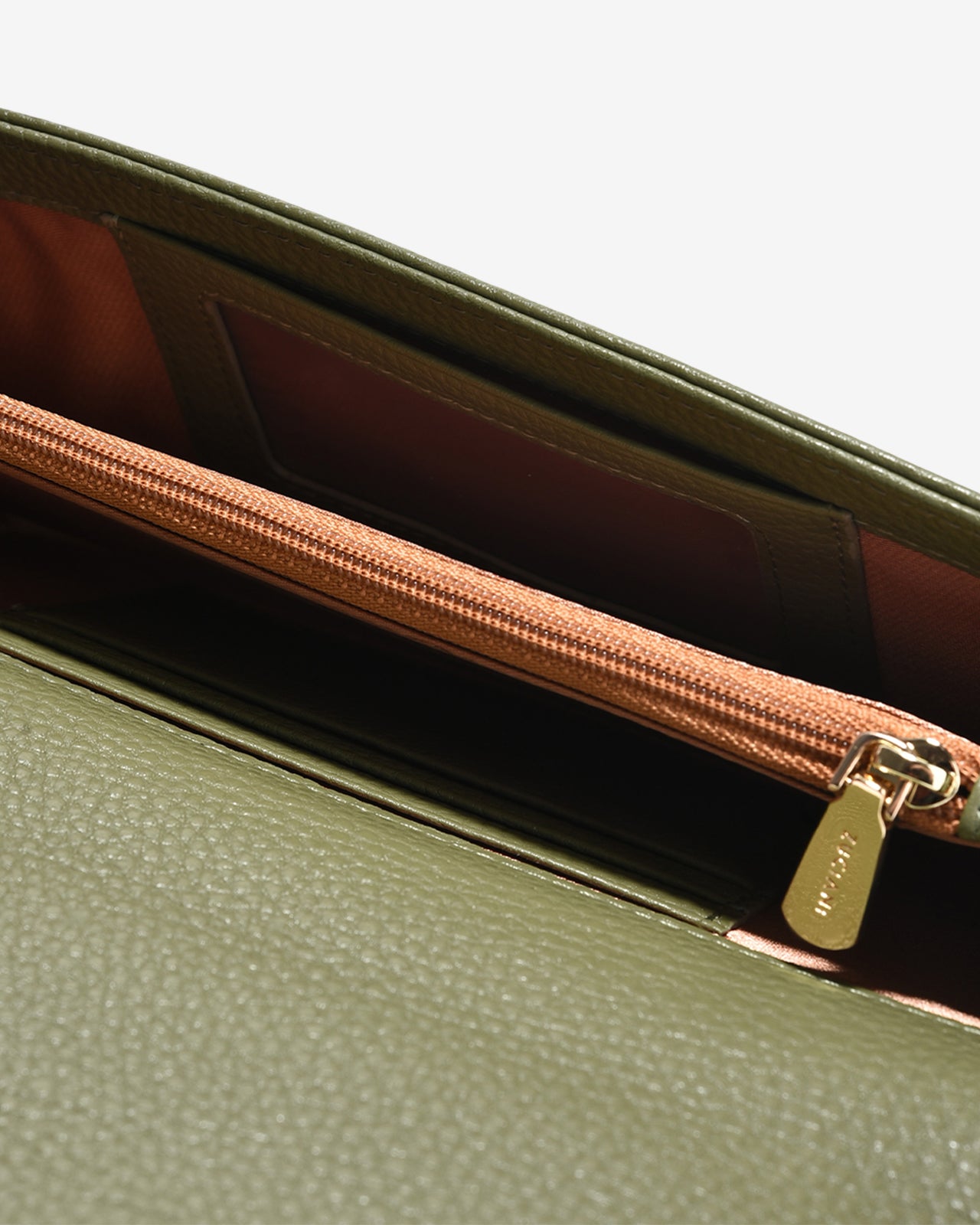 Ví Cầm Tay Nữ Zuciani The Artisan N16-JC44-Xanh Lá Color1