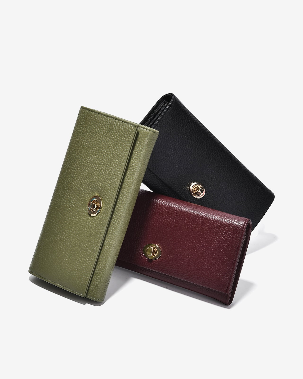 Ví Cầm Tay Nữ Zuciani The Artisan N16-JC44-Xanh Lá Color1