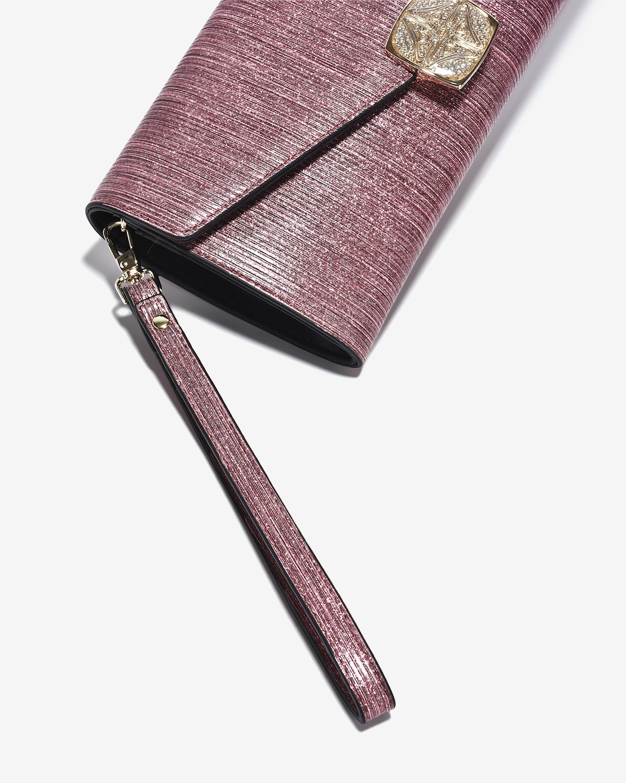 Ví Cầm Tay Đi Tiệc Ánh Nhũ Zuciani The New Classic N01-JYP4Đỏ Color1