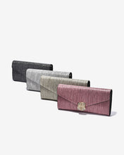 Ví Cầm Tay Đi Tiệc Ánh Nhũ Zuciani The New Classic N01-JYP4-Đỏ Color1