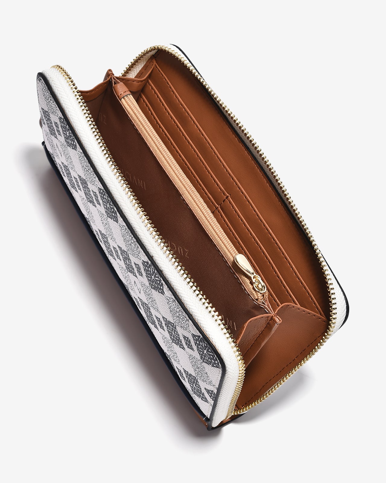 Ví Nữ Cầm Tay Phối Màu Zuciani Mono La Fleur N10-JYQ6-Xanh Color1