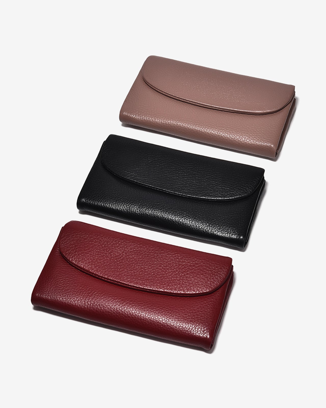 Ví Nữ Zuciani Dáng Dài Nắp Gập-ST19Đỏ Color1