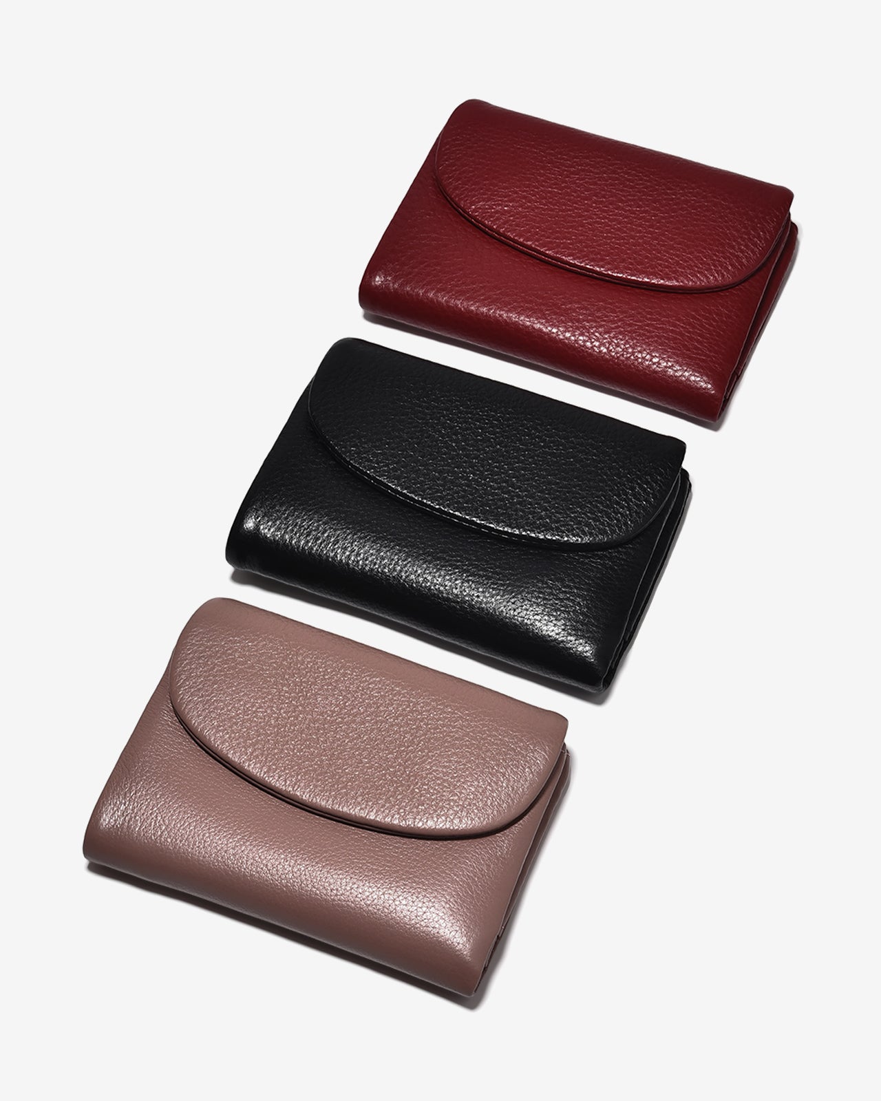 Ví Nữ Mini Zuciani Nắp Gập-ST20Đỏ Color1