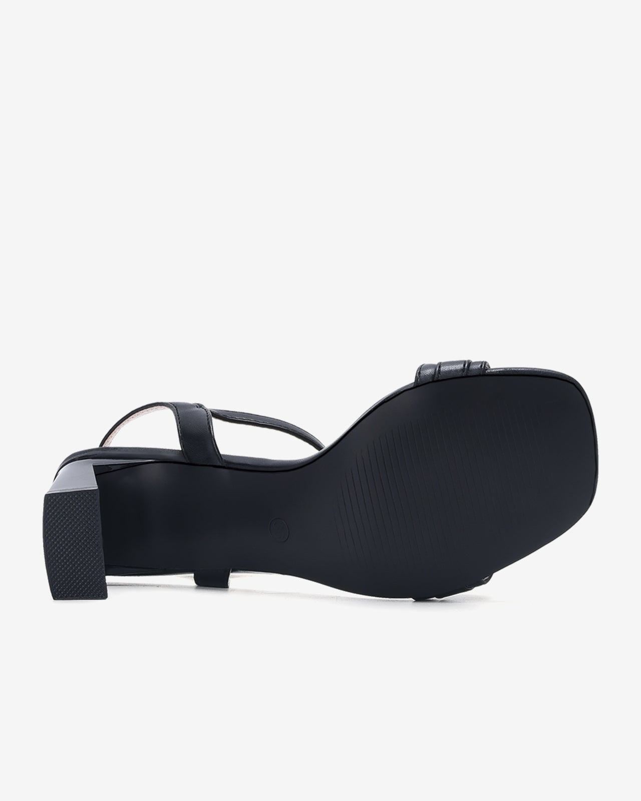 Sandals Cao Gót Zucia Mũi Vuông Khóa Mạ Vàng Giày Đông Hải